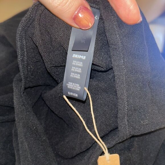 SKIMS NWT summer mesh halter long dress S - Picture 7 of 7